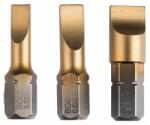 Bosch 3 részes csavarbit készlet Max Grip (S) S 0, 6x4, 5; S 0, 8x5, 5; S 1, 2x8, 0; 25 mm (2607001751)