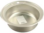 Zilan Chiuveta din Inox, Rotunda, Antic, Diametru 50 cm, Argintiu (ZLN-ZLN6300) Chiuveta