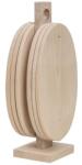 Z-tools Tocatoare cu Suport Vertical Oval, Lemn de Fag, 6 Bucati (ZLN-EXT7564) Tocator