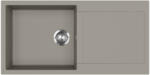 Evido Cubo XL 6S gránit mosogató, 1000 x 500 mm, platina (442059) - watermarkt
