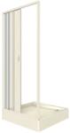 Italbox Venere Lux Zuhanyajtó, harmonika, PVC, 110x185 cm, Fehér