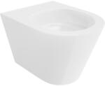 Mexen Rico, fali WC csésze 490x360x370 mm, Perem nélküli Tornado, fényes fehér, 3372XX00T (3372XX00T)