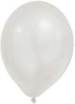Procos Metallic pasztell fehér lufi - 8 db-os szett (90339)