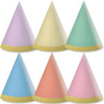 Procos Pasztell színű mini party kalap 6db-os szett (94602)