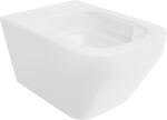 Mexen Riva, fali WC csésze 555x370x335 mm, Perem nélküli Tornado, fényes fehér, 3363XX00T (3363XX00T)