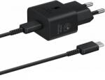 Samsung EP-T2510EBE hálózati töltőadapter, töltőfej USB-C 25W + EP-DN980BBE usb-c töltőkábel, adatkábel, fekete