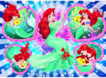 Wiky Lisciani Ariel ECO puzzle față-verso 60 Puzzle