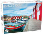 TACTIC Puzzle de 1000 de piese În jurul lumii, stele nordice: cabane de pescuit în Smögen TACTIC Puzzle