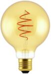 Nordlux Sárga dekoratív, szabályozható LED izzó Spirál Deco Globe Gold E27 4, 9W (NL-2080182758)