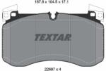 TEXTAR Set placute frana TEXTAR 2269701 (2269701)