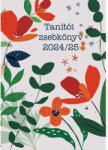 Realsystem Tanítói zsebkönyv A5, műbőr 145mmx205mm, fehér lapokkal szirmok 2025/2026 Realsystem - delfinbuvar
