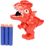 Toi-Toys Mini dínó pisztoly 3 lövedékkel - piros
