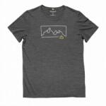  DEVOLD Active Outline Tee Man anthracite - póló XL