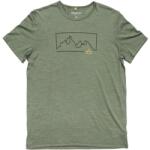  DEVOLD Active Outline Tee Man forest - póló XL (7028567677865)
