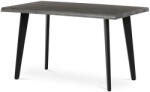 Artium Étkezőasztal, 130x80x75 cm, MDF lap, szürke tölgy dekor, fém láb (HT-F4413_GREY)