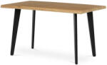 Artium Étkezőasztal, 130x80x75 cm, MDF lap, vadtölgy dekor, fém láb és szerkezet (HT-F4413_OAK)