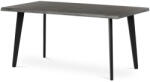Artium Étkezőasztal, 160x90x75 cm, MDF lap, szürke tölgy dekor, fém lábak (HT-F4416_GREY)