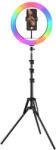 MG Selfie RGB LED körfény + állvány 2.1m, fekete