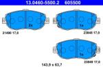 ATE Set placute frana ATE 13.0460-5500.2 (13.0460-5500.2)
