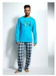 Cornette Pijama barbati, 100% bumbac, Cornette M124-107 (Culoare: Turcoaz, Marime: M) (23405)
