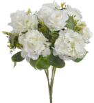  8491 Buchet trandafiri artificiali+hortensie color pentru aranjamente florale (8491)