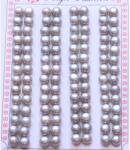 Perle de Cultura Gri Rondele Margele Pentru Cercei 7-7, 5 x 7-7, 5 x 5 mm - AAA - Jumatate Forat - 5 Pereche