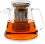 TrendglasJENA Teáskanna VESUV üvegtetővel és fém szűrővel 1, 1 L