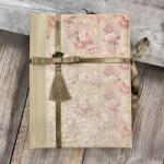 Kreativ Fotóalbum zsebes 10x15cm fotóknak 200db-os bordó rózsás