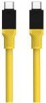  Tactical Fat Man USB-C / USB-C töltő- és adatkábel, 1m, sárga - domshop