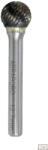 Keményfém turbómaró 6, 0mm x 50mm gömb alak, keresztfogazás