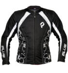  Plus Sarah szürke-piros női motoros kabát (Sarah014)