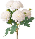 Valex Decor Selyemvirág csokor, 5 ágú, 29cm magas - Fehér (LD007-01)