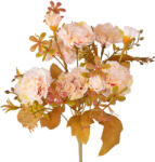 Valex Decor Szegfű selyemvirág csokor, 6 ágú, 30cm magas - Rózsaszín (LD002-02)