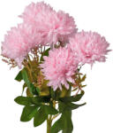 Valex Decor Krizantém selyemvirág csokor, 7 ágú, 42cm magas, virágfej: 9cm - Rózsaszín (LD023-03)