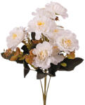 Valex Decor Selyemvirág csokor, 5 ágú, 29cm magas - Fehér (LD013-01)