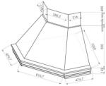 Kdesign - Páraelszívó CLASSICA SAROK 105 T500 - Fehér (KDCLASSICA-S-105NT500)