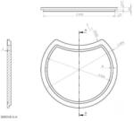 ELLECI ATL02301 Vágódeszka, kerek - Kifutó termék! (ATL02301)