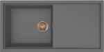 Elleci ELLECI- Mosogatótálca Sintesi 480 Keratek K99 Dark Grey bronz tartozékokkal (LKS48099BRZ) - muszakinet
