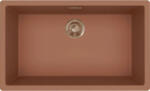 Elleci ELLECI- Mosogatótálca Zen 130 Keratek K83 Cavern Clay bronz tartozékokkal (LKZ13083BRZ) - muszakinet