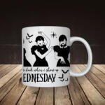  Wednesday mintás bögre 3 (HHM_049)