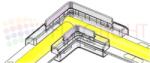  L Конектор Прозрачен за LED Лента 8мм 5А max (1436-L)