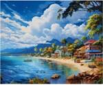 NORIMPEX - Puzzle Pictura cu diamant: Sunny Beach 30x40 cm - 1 - 39 piese