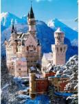 NORIMPEX - Puzzle Pictura cu diamant: Castelul Neuschwanstein iarna 30x40 cm - 1 - 39 piese