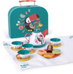 Hape Set de ceai cu valiza pentru copii 15 piese Hape (E3185A) Bucatarie copii