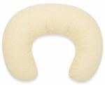New Baby Perna alaptare, New Baby, Teddy, Bumbac+tesatura teddy, 100% antialergic, Husa detasabila, 60x45x18 cm, 0 luni+, Cream (55634)