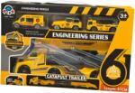 MPC Camion plastic cu catapulta si 3 vehicule de constructii cu lungime maxima de 61 cm1/43 (36590)