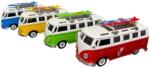 DIECAST VW T1 (Replica) cu Surf pe plafon cu led-uri si sunete scala 1/34, 4 culori disponibile1/43 (36682)
