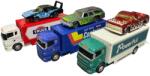 DIECAST Masina Camion container cu lift + masinuta, 3 culori diferite1/43 (36649)