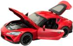 DIECAST Toyota GR Supra mk5 (J29/DB) Replica 2019 Rosu cu led-uri si sunete1/43 (36715)