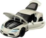 DIECAST Toyota GR Supra mk5 (J29/DB) Replica 2019 Alb cu led-uri si sunete1/43 (36733)